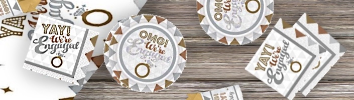 OMG! Engagement Themed Supplies & Packs | Party Save Smile